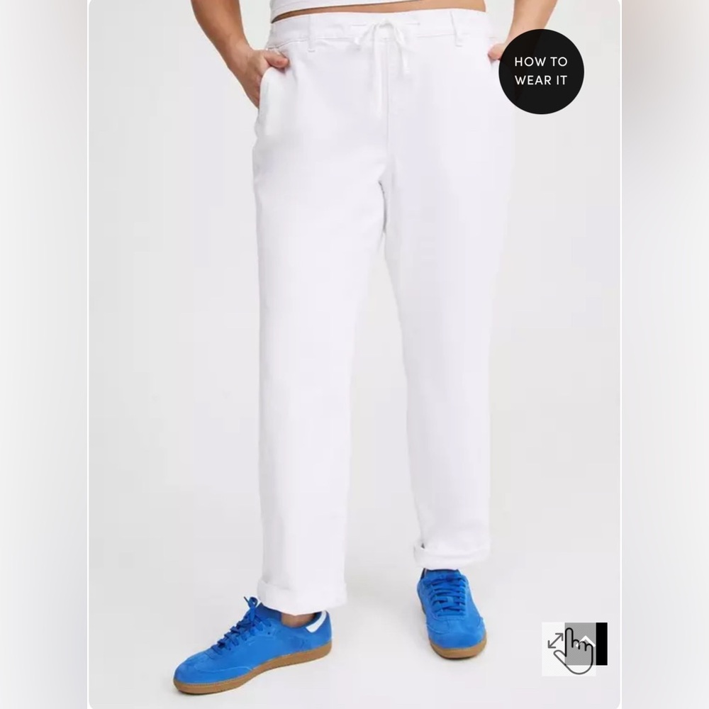Torrid NWT Weekend Boyfriend Mid-Rise White Jean Tall 3X
